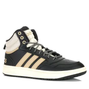 Adidas Hoops 3.0 Mid Mens Black/Beige