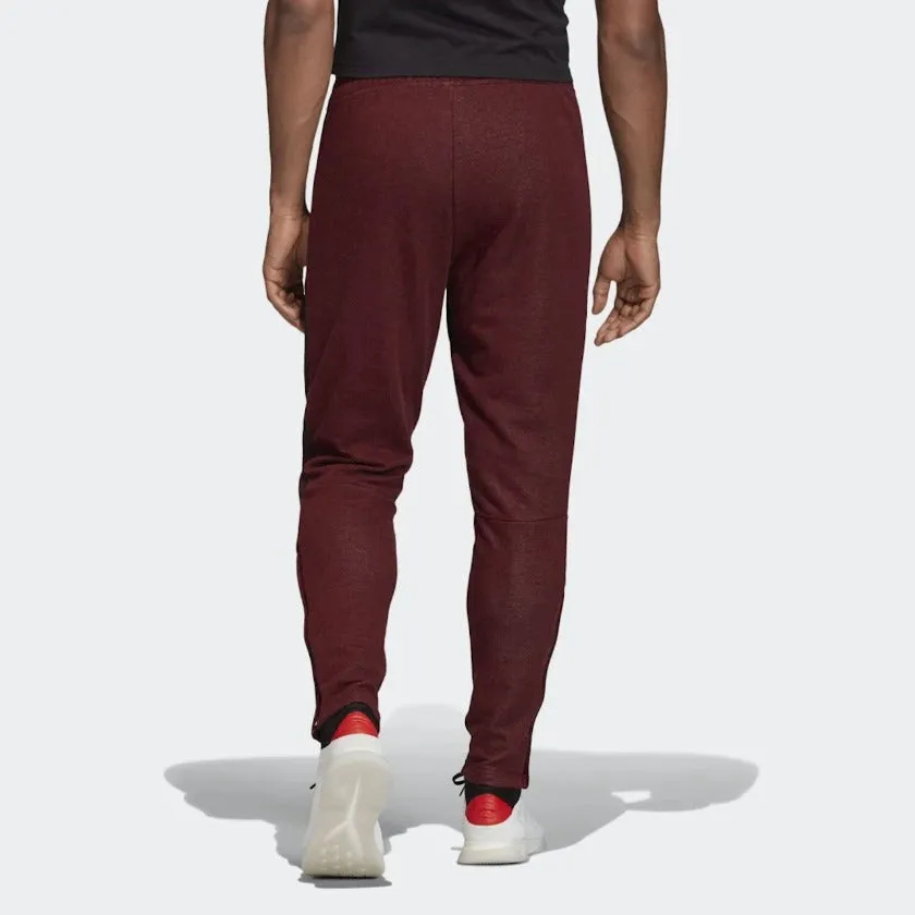 adidas Men's Tiro 19 Fleece Track Pants - Burgundy