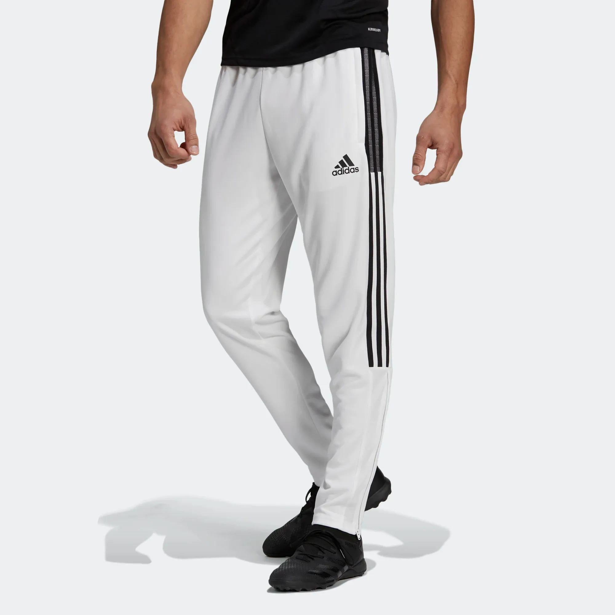 Adidas Mens Tiro Track Pants - White / Black