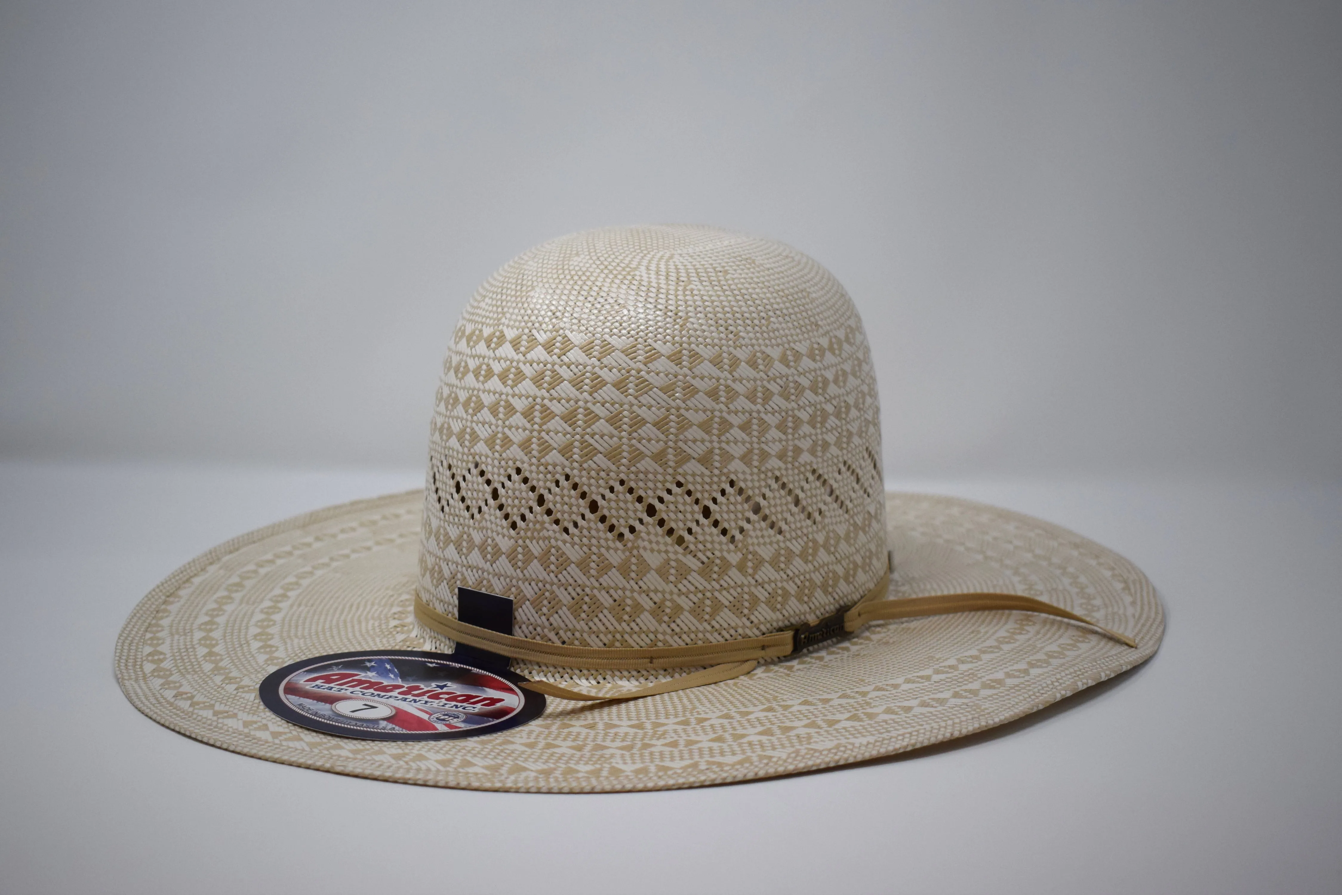 American Hat Co. Diamond Weave Straw Hat