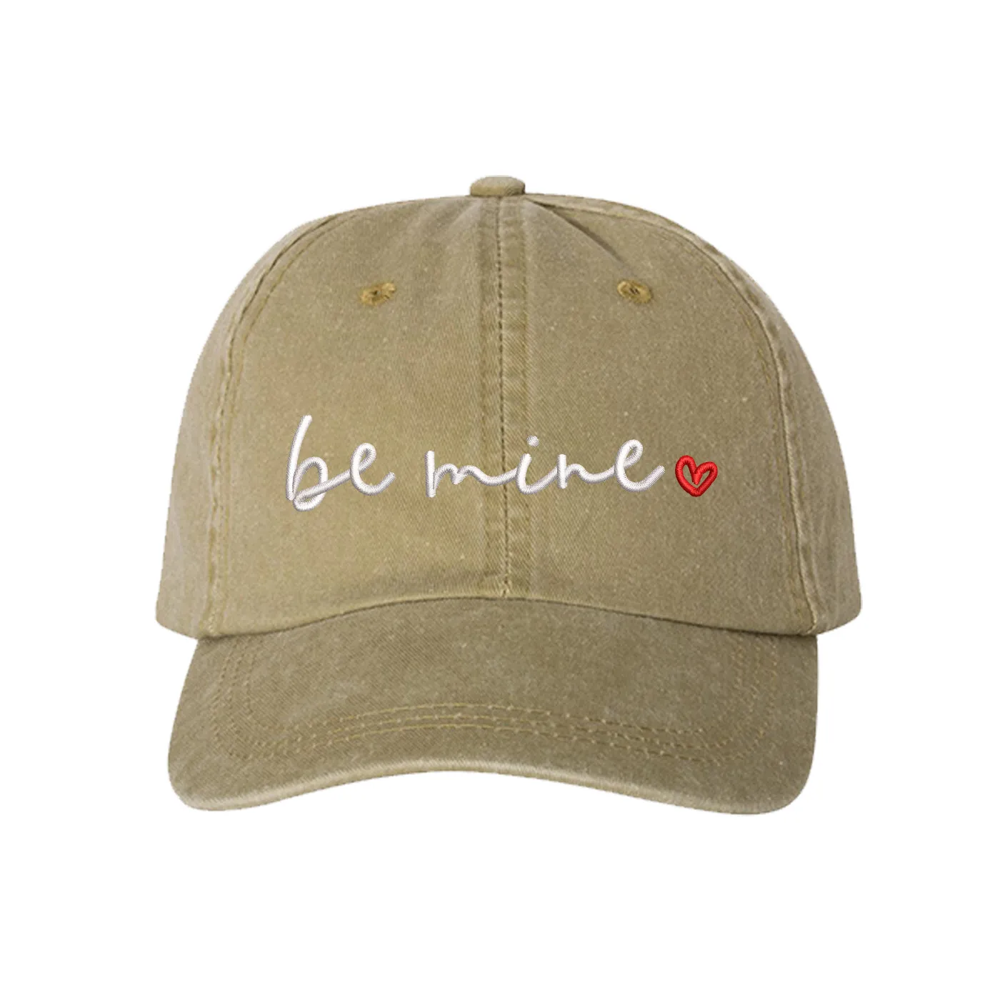 Be Mine Washed Unisex Baseball Hat