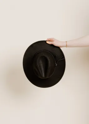 Black Tassel Fedora Hat