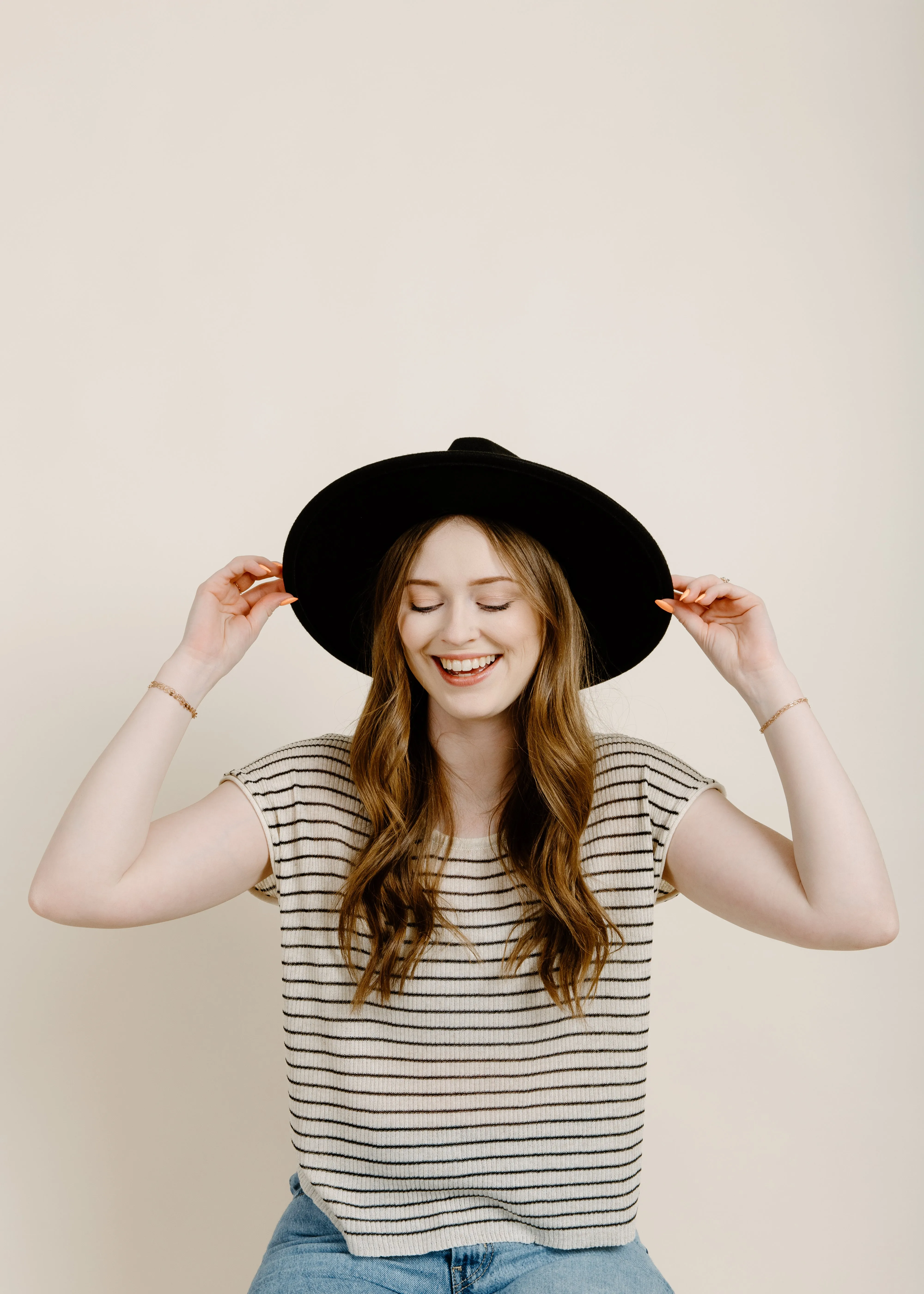 Black Tassel Fedora Hat