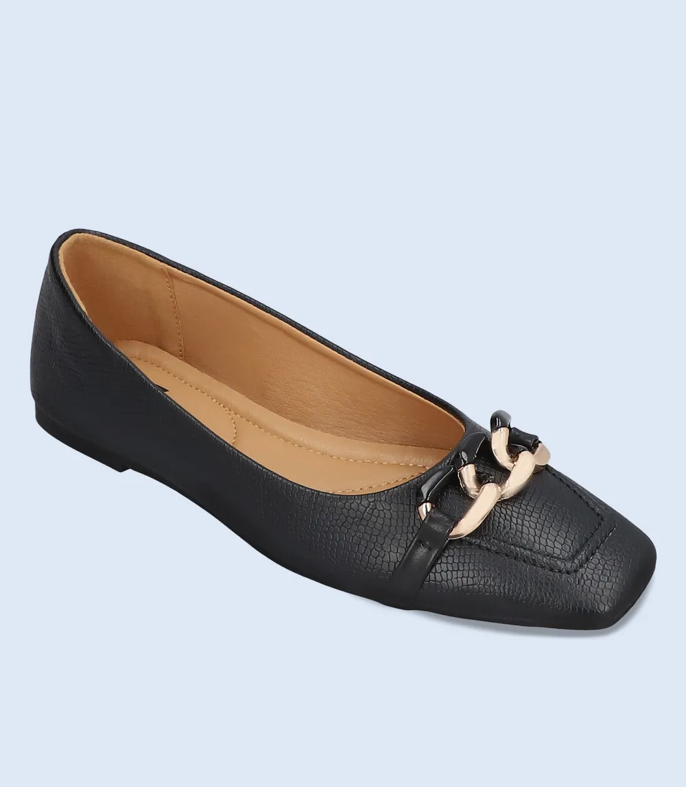 BW8485-BLACK-Women Casual Pumps