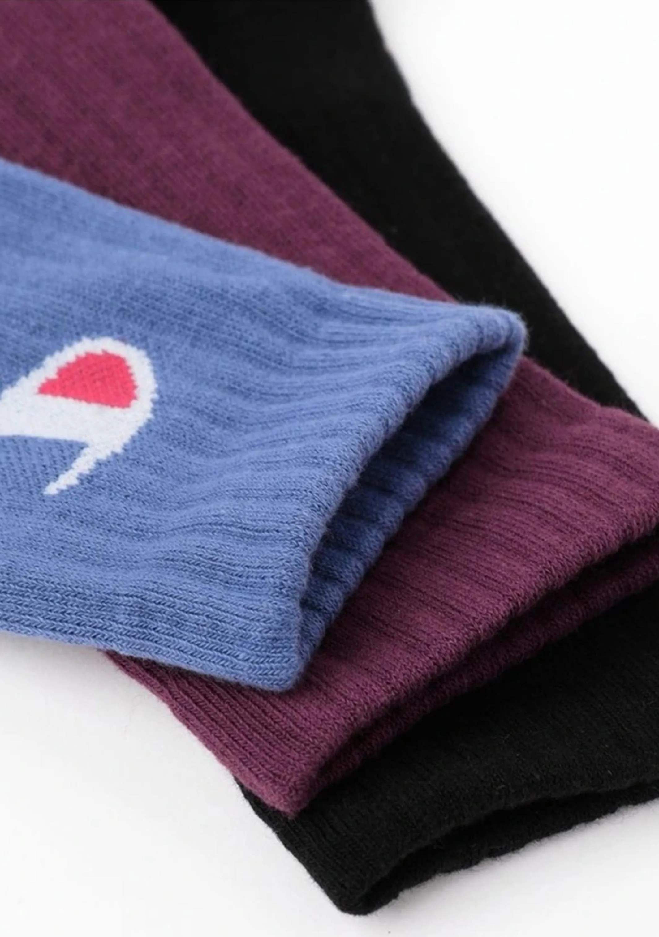 Champion 3 Pack Sports Crew Socks in Multi Colour <br> SXQE3N 08K