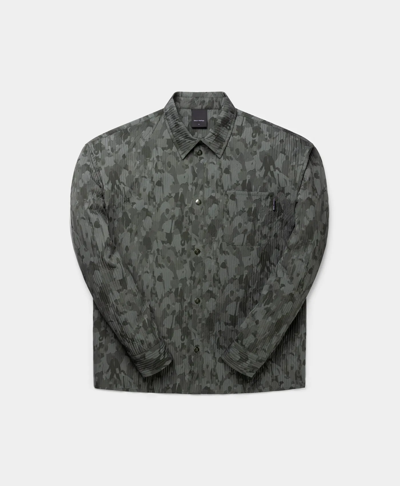 Chimera Green Adetola Community Relaxed Longsleeve Shirt