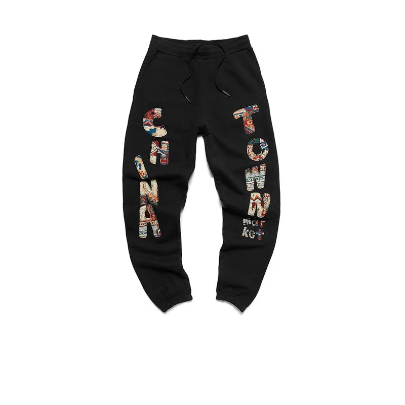 CHINATOWN MARKET PATCHWORK SWEATPANTS F20-1950004