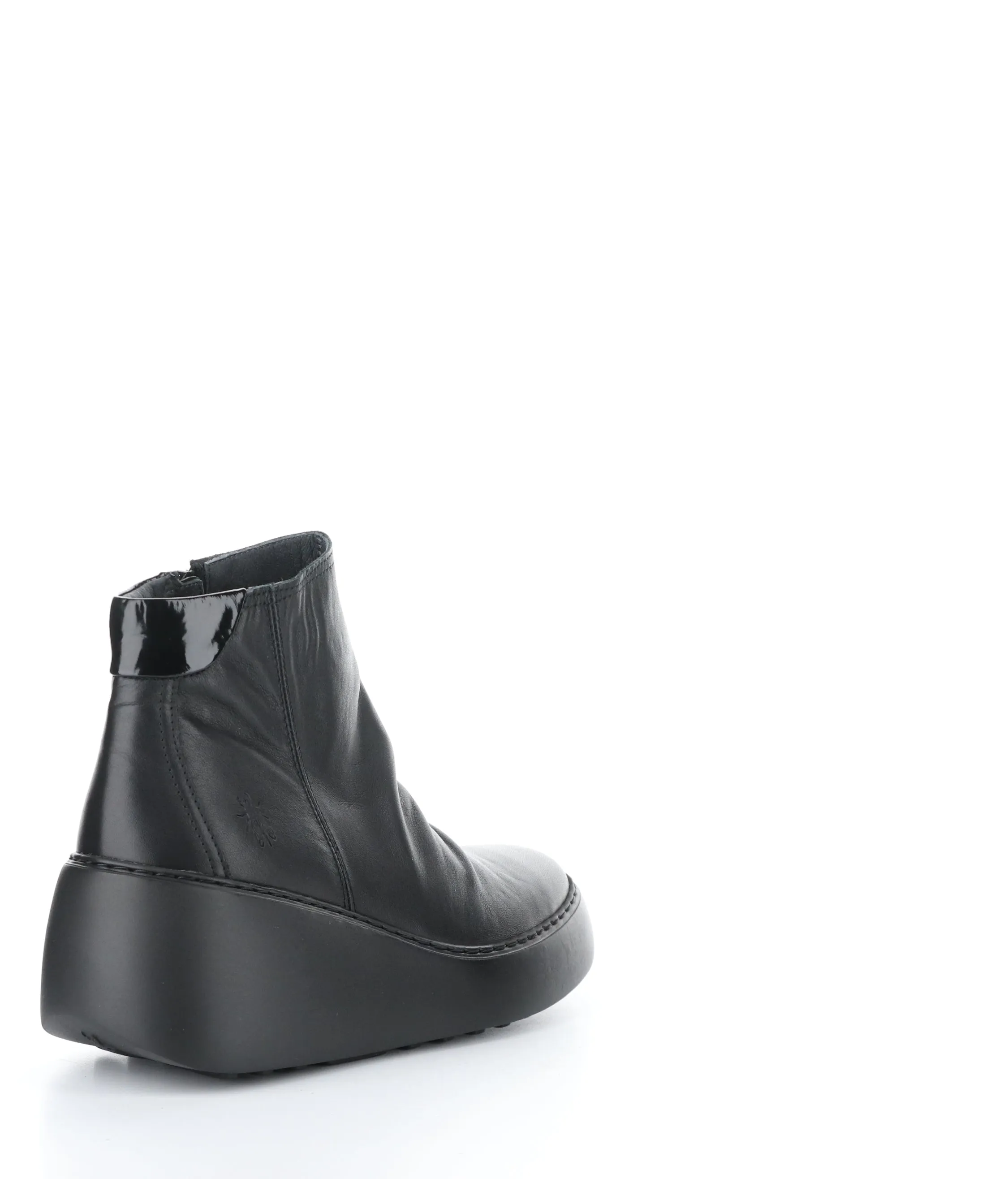 DABE461FLY 006 BLACK Round Toe Boots