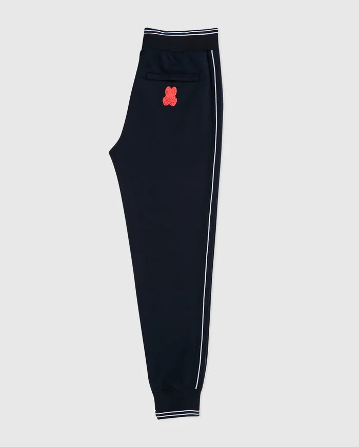 EATON TRACK PANTS NAVY/PINK