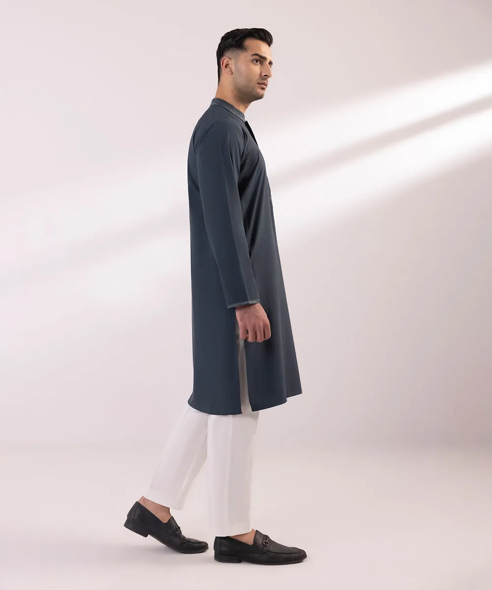 Embroidered Wash & Wear Kurta