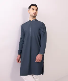 Embroidered Wash & Wear Kurta