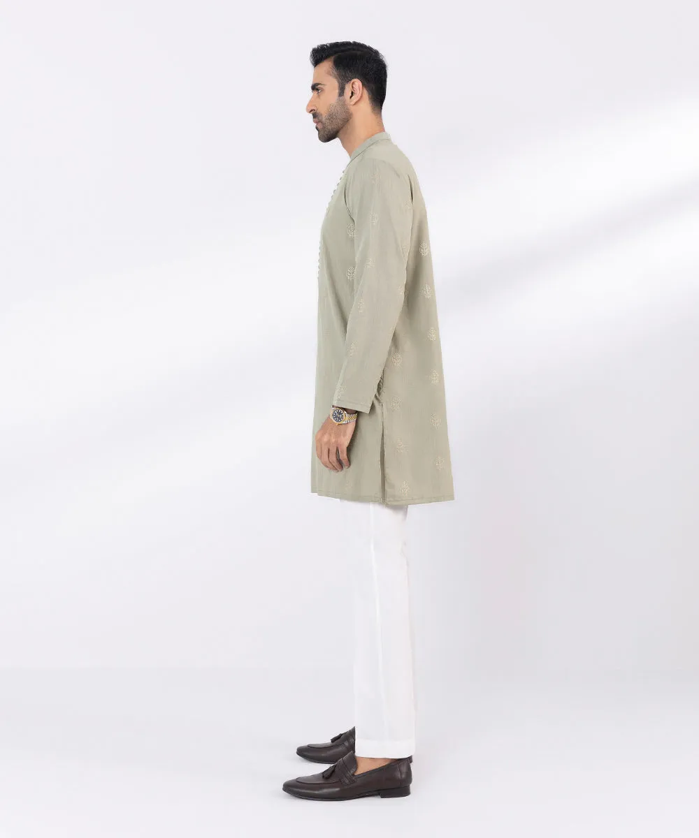 Embroidered Wash & Wear Kurta