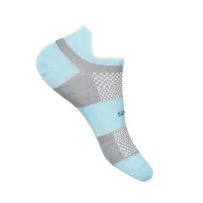 Feetures High Performance Max Cushion No Show Tab Socks - Bliss Blue