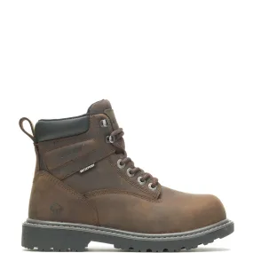 Floorhand Women's Steel-Toe Work Boots Wp Dk Brown