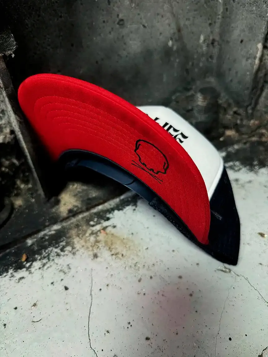 FOAMIE TRUCKER KEEP ROYAL & RED HAT