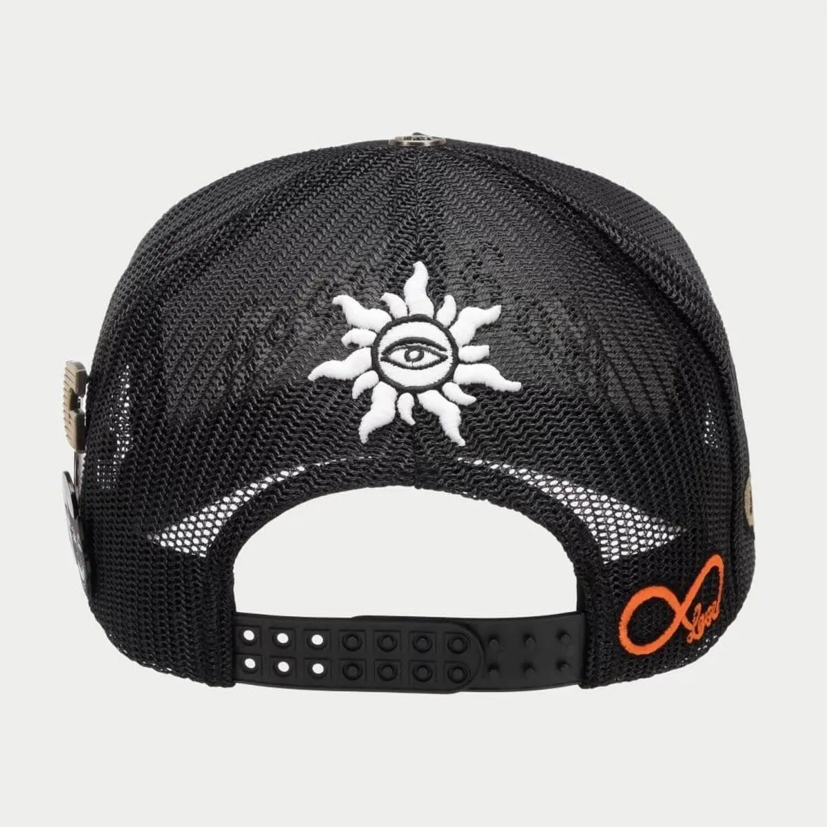 GODSPEED GS Forever Trucker Hat - Stylish Black and Orange Design for Ultimate Comfort and Style