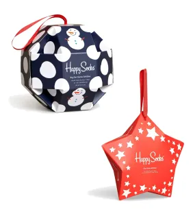 Happy Socks 'Bauble' Crew Christmas Sock Gift Boxed (1-Pair)