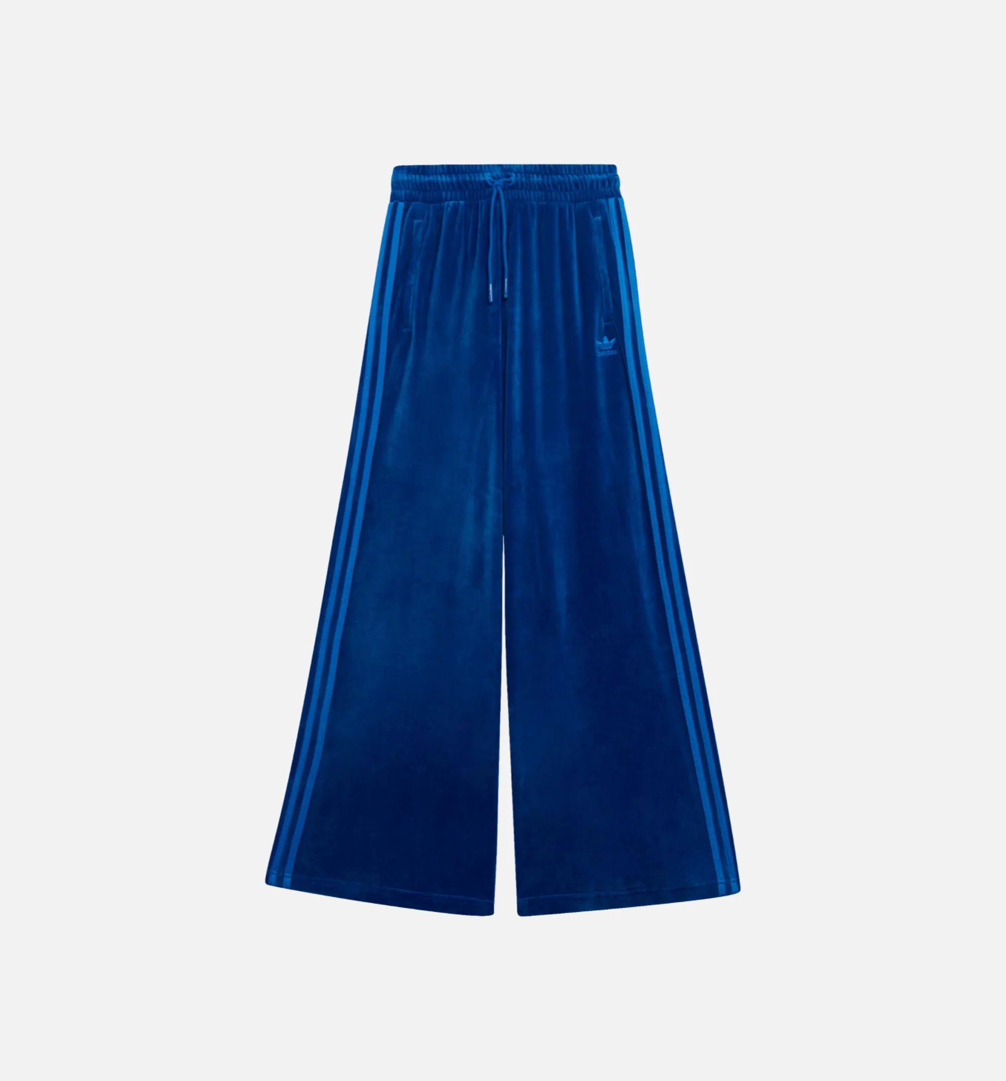 Jeremy Scott Velour Track Pant Womens Pants - Blue