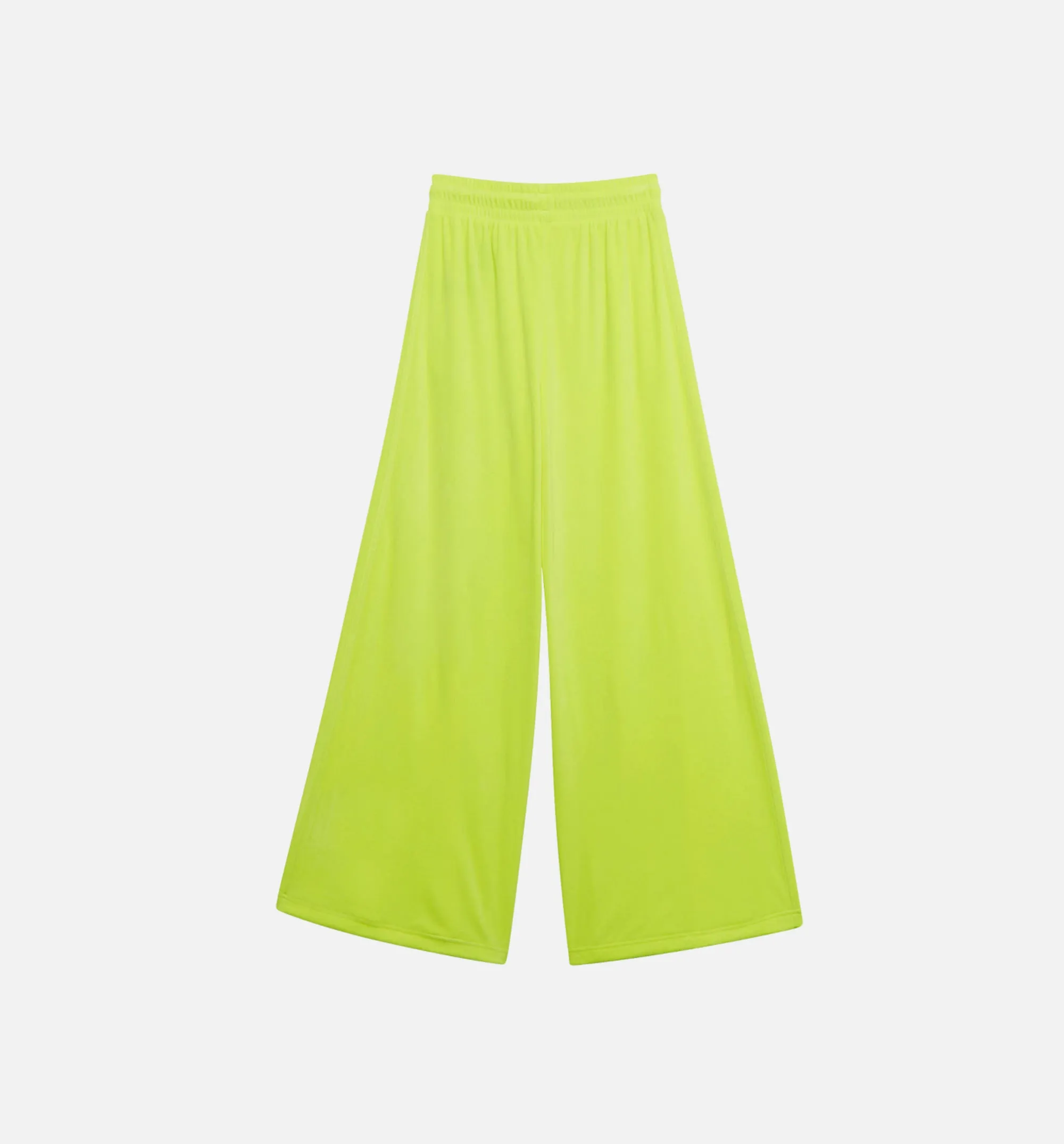 Jeremy Scott Velour Track Pant Womens Pants - Yellow