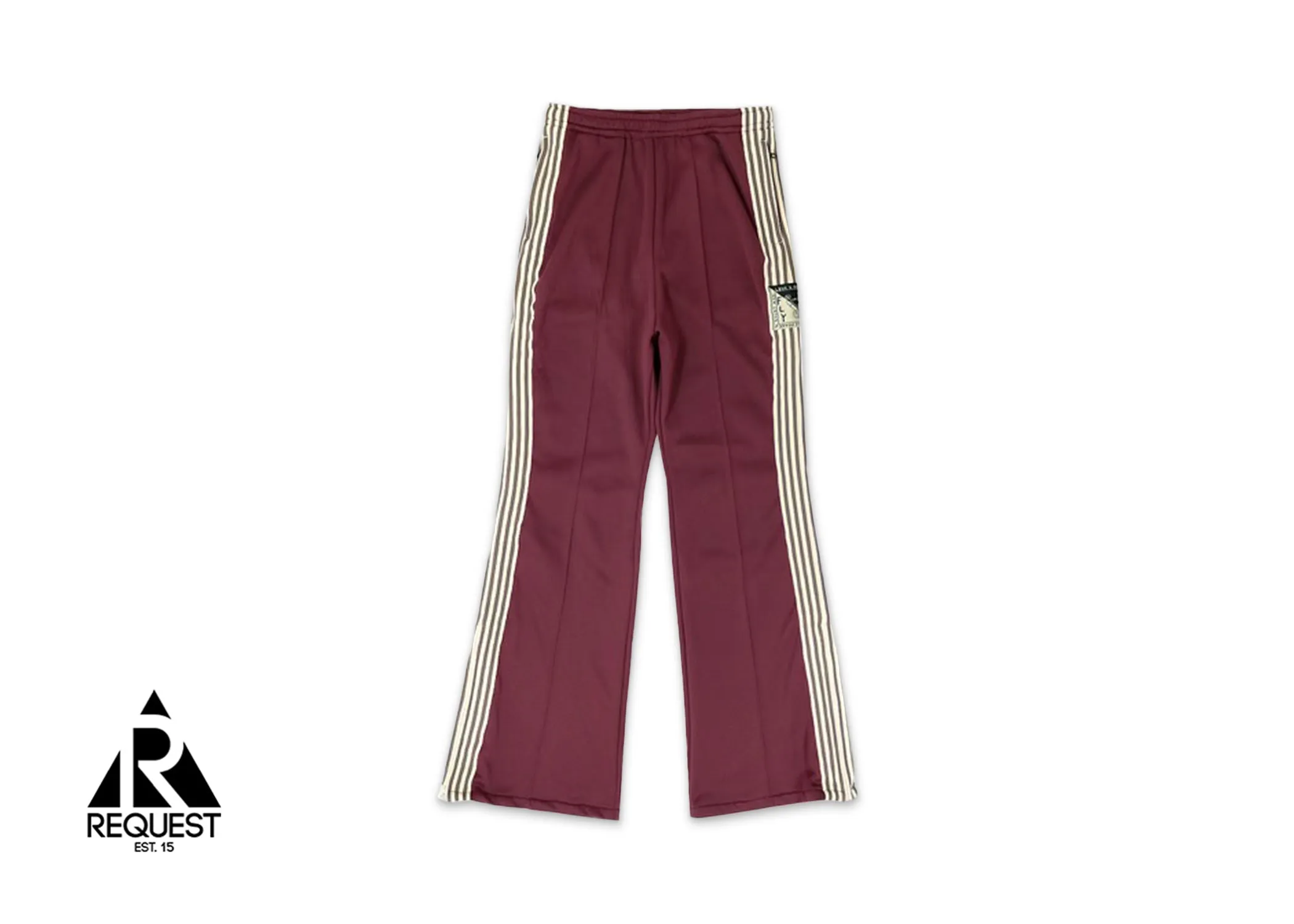 Kapital Stuntman Track Suit Pants Burgundy/Cream