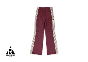 Kapital Stuntman Track Suit Pants Burgundy/Cream