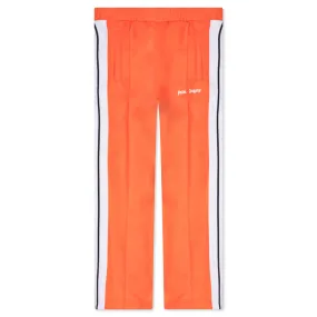 Kid's Logo Track Pants - Orange/White