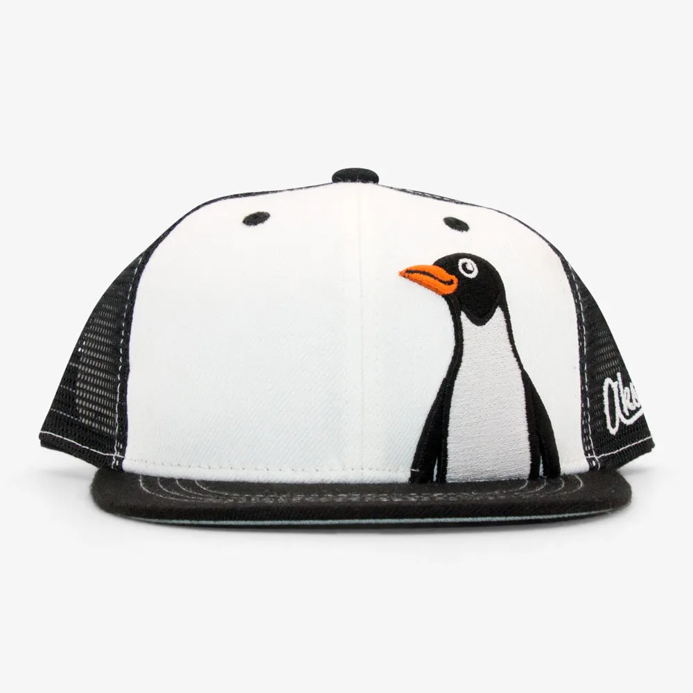 Kids Penguin Flatbill Snapback Hat