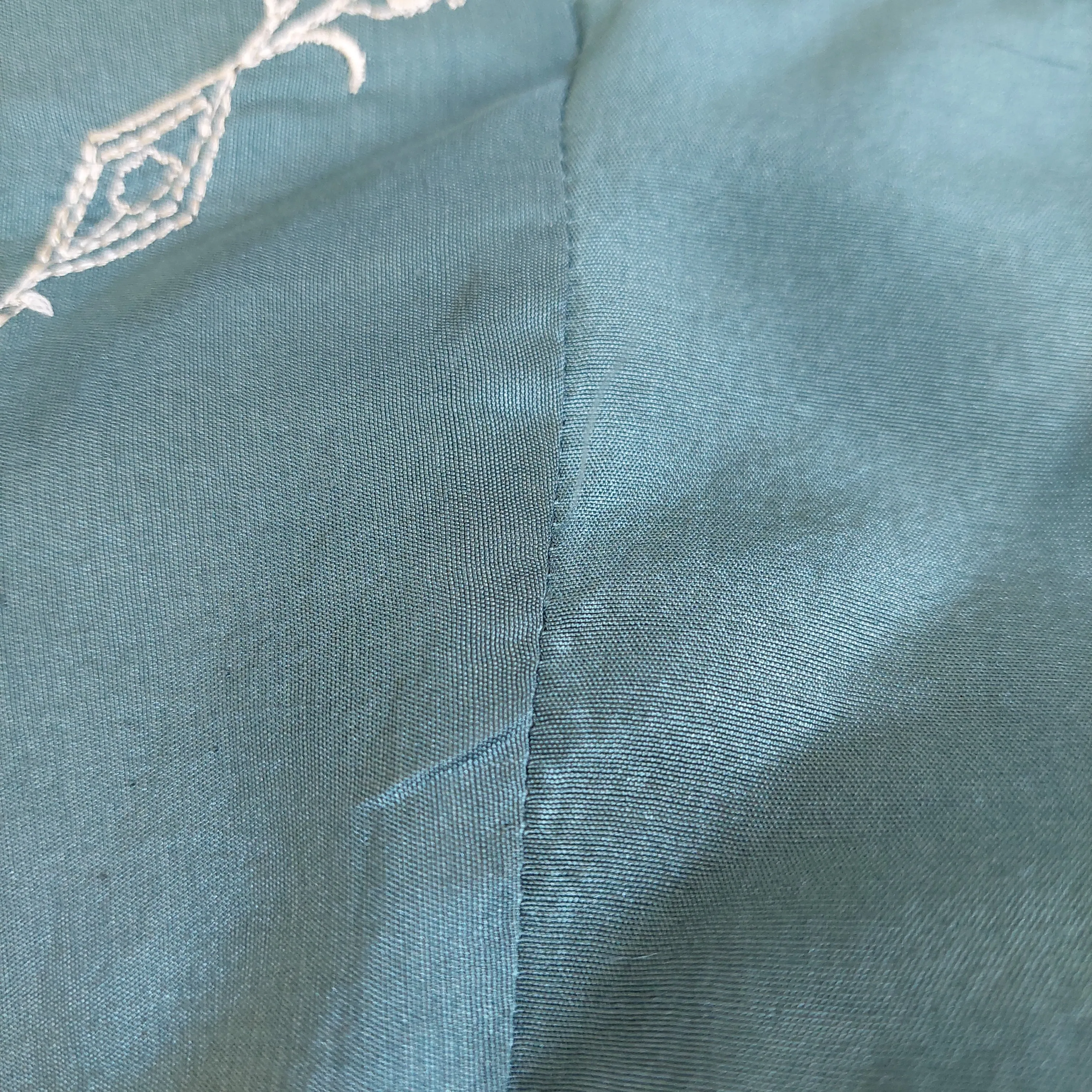 Miraka By Misha Lakhani Teal Silk Embroidered Kurta | Gently Used |