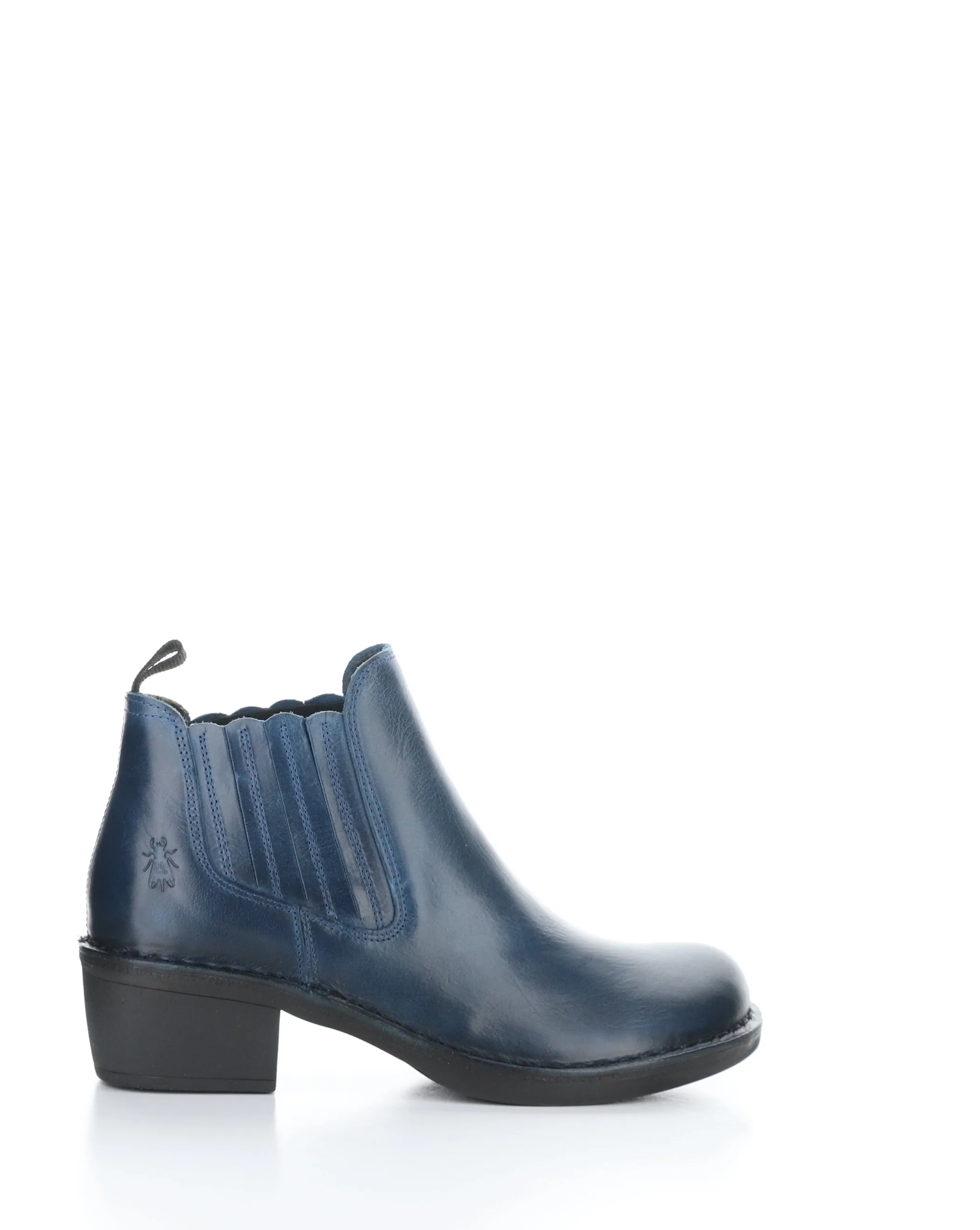 MOOF103FLY 005 ROYAL BLUE Round Toe Boots