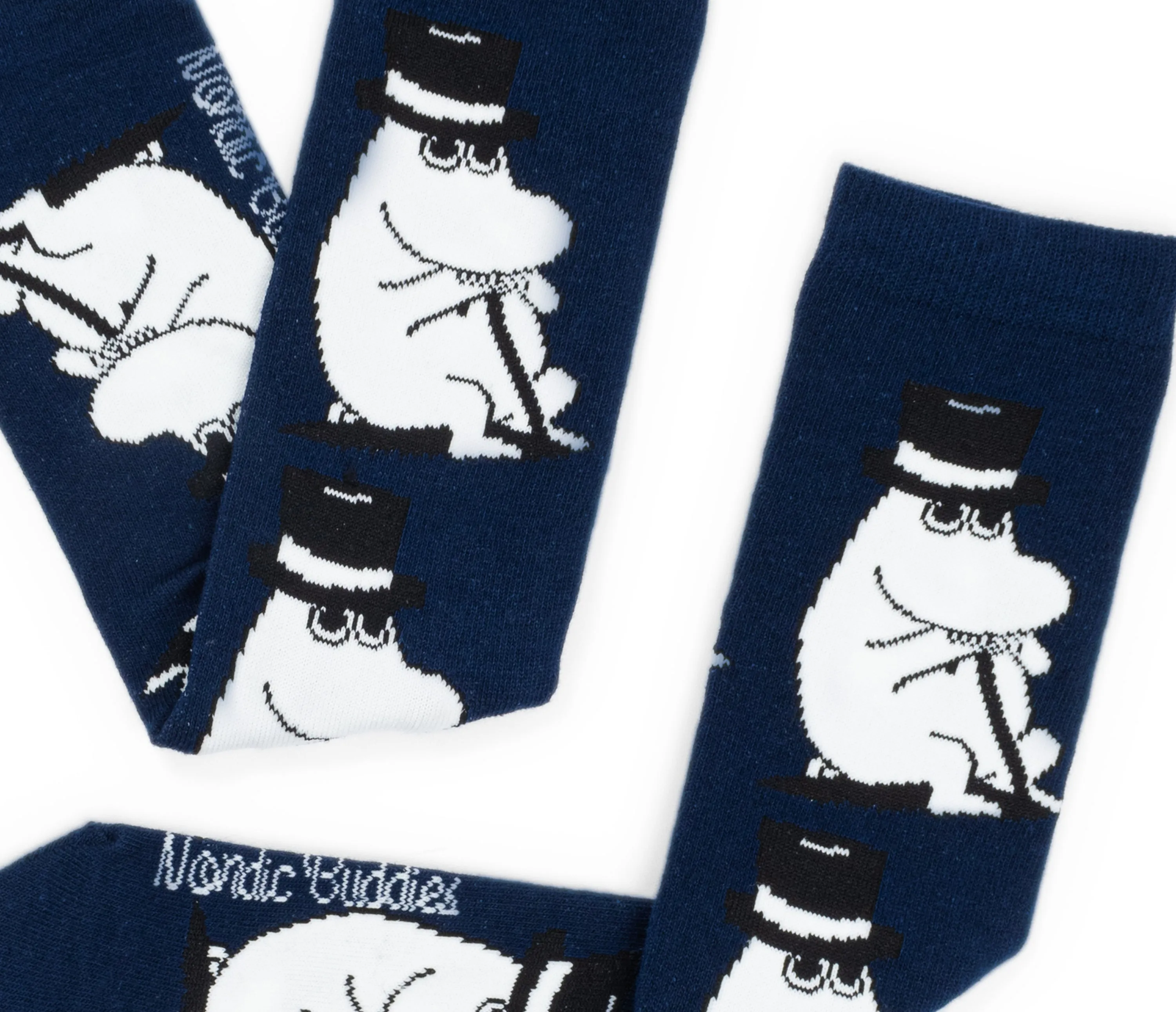 Moominpappa Wondering Men Socks - Navy