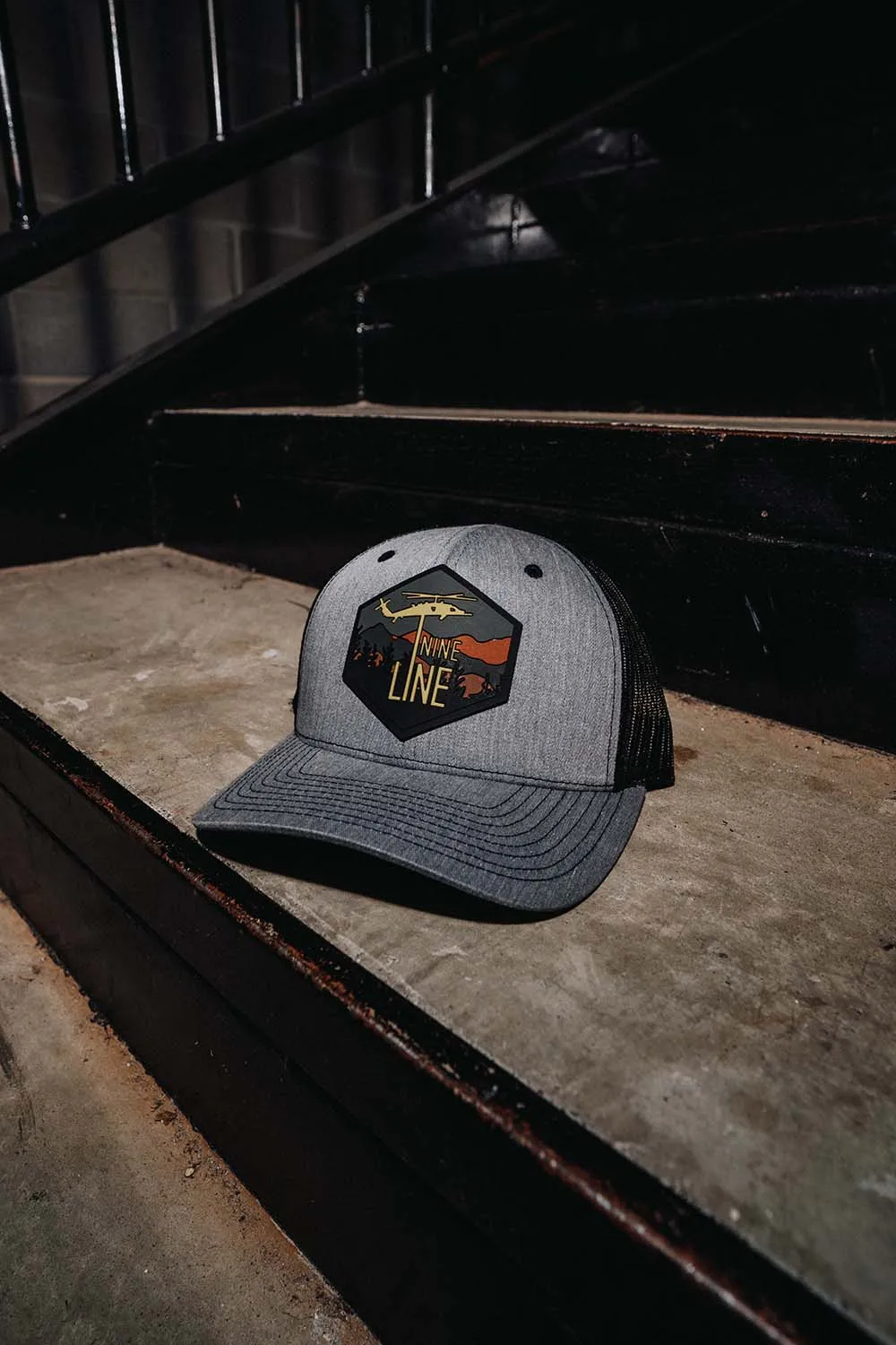 Mountain Nine Line Patch Snapback Hat Collection