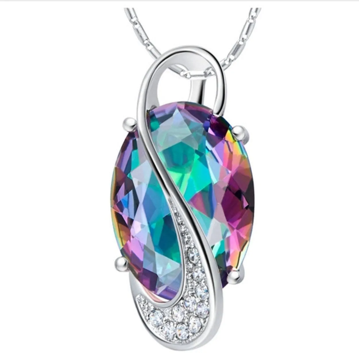 Mystic Topaz Crystal Set