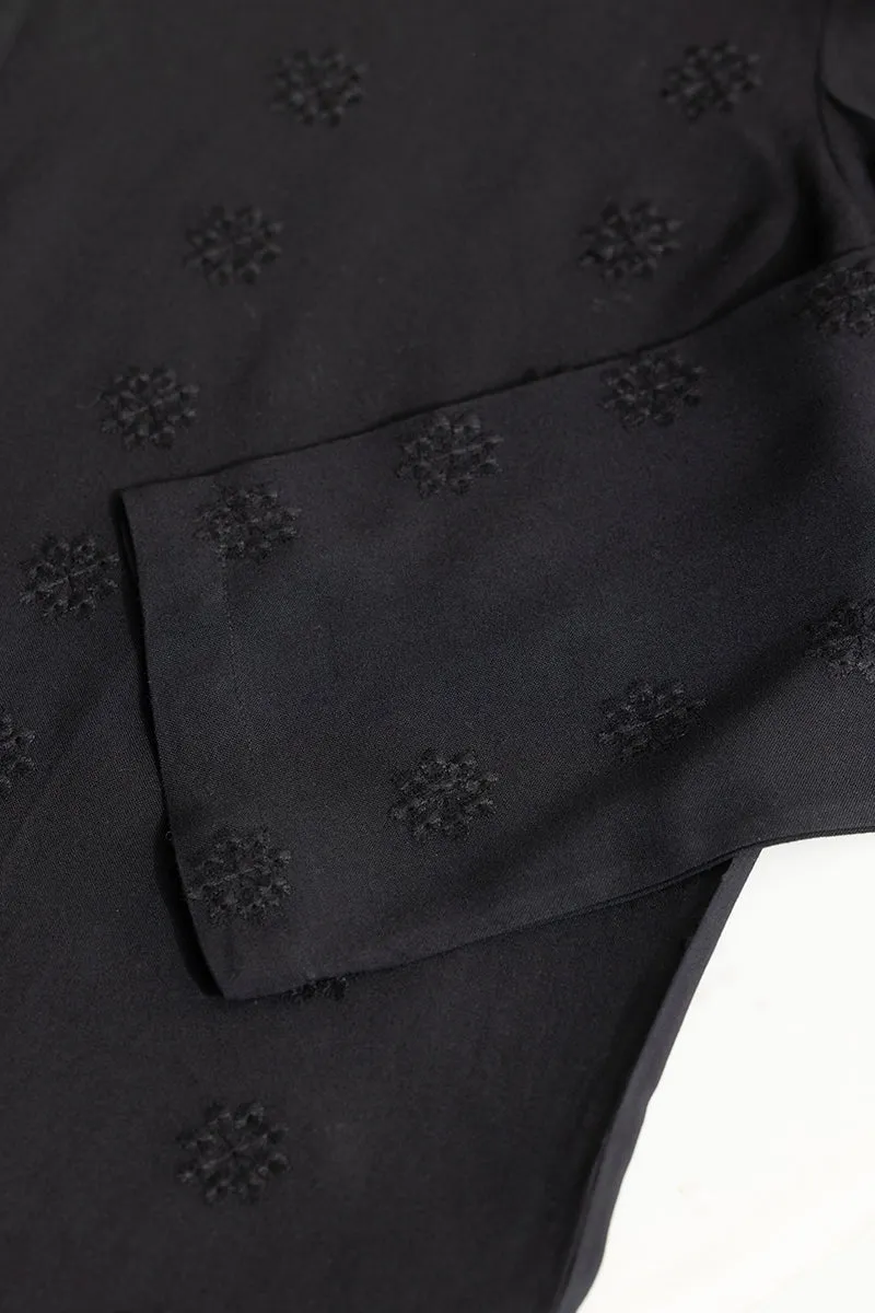 Octus Black Kurta