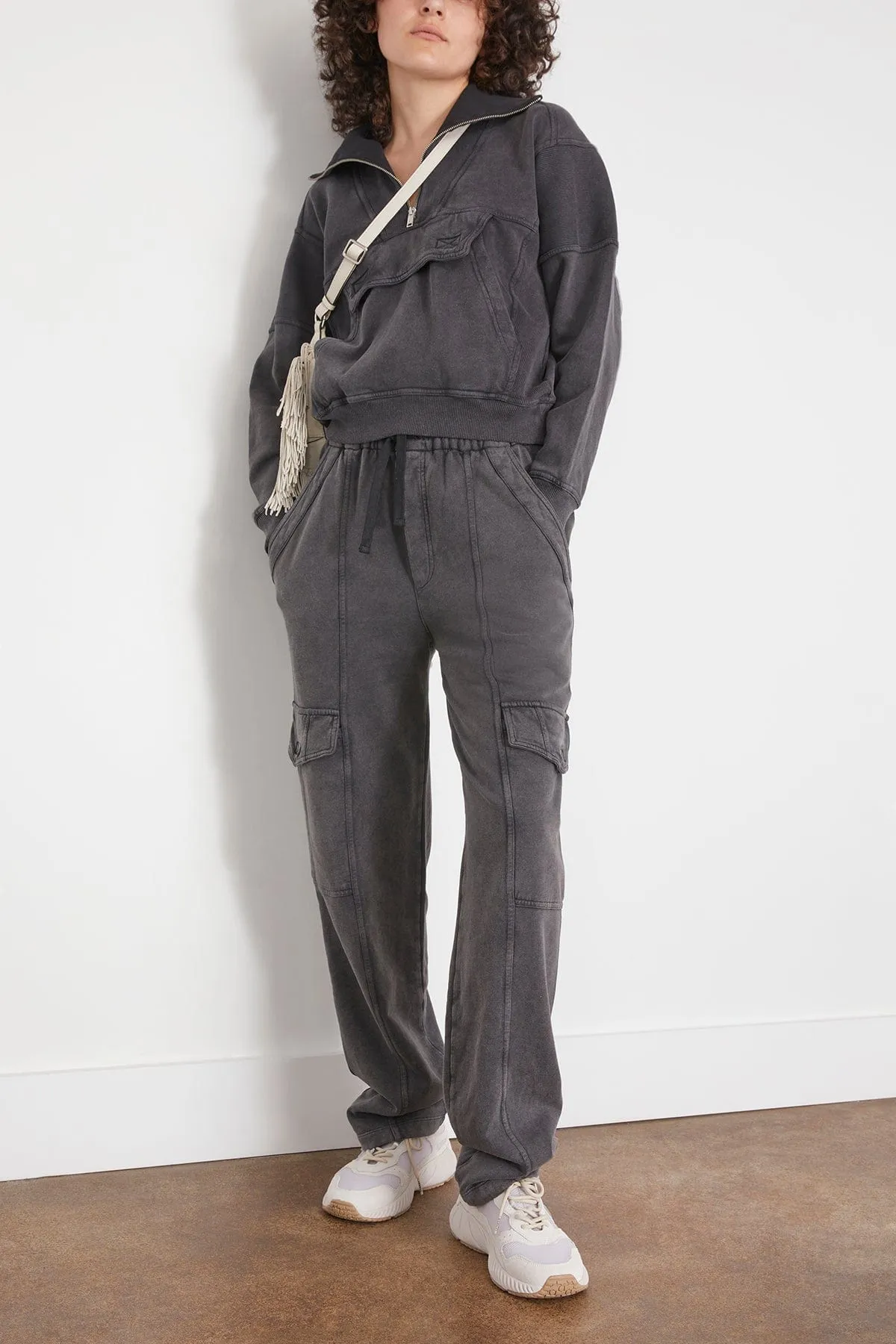 Peorana Pants in Faded Black