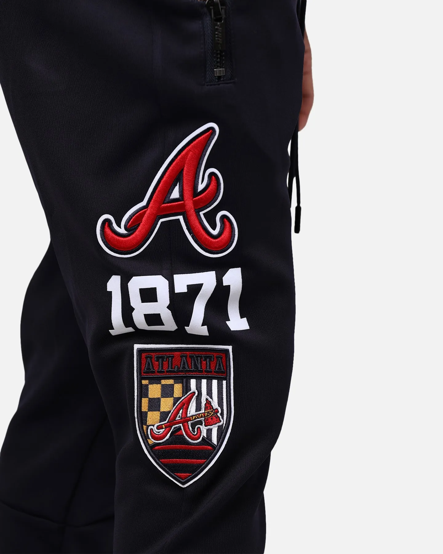 Pro Standard Atlanta Braves Fast Lane Trackpant Midnight/Red