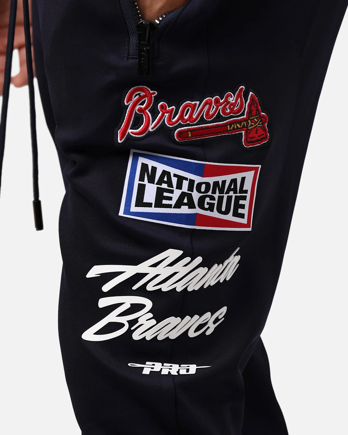 Pro Standard Atlanta Braves Fast Lane Trackpant Midnight/Red