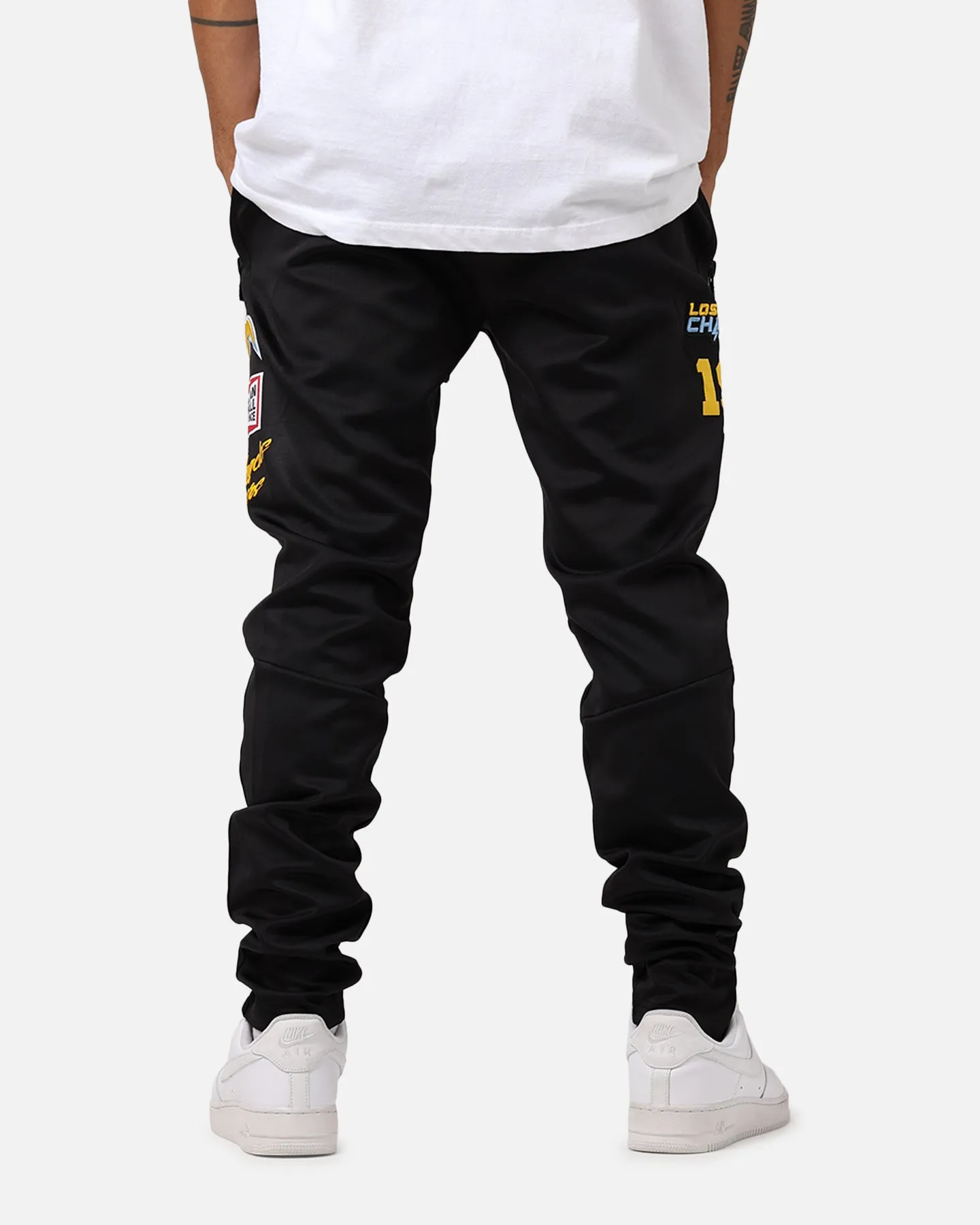 Pro Standard Los Angeles Chargers Fast Lane Track Pants Black