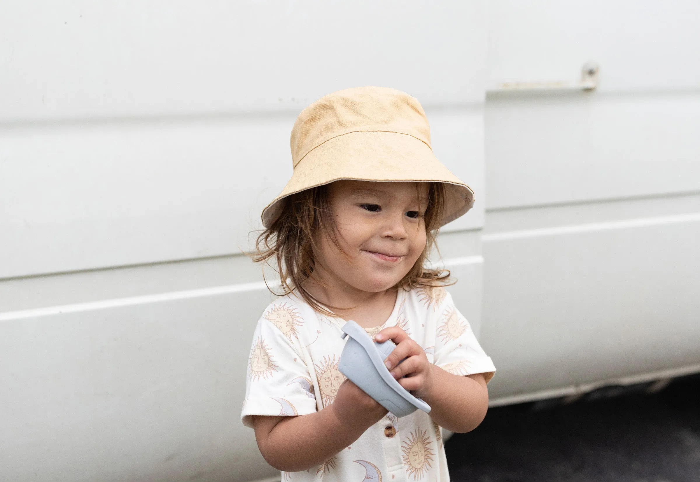 Reversible Bucket Hat - Palm / Yellow