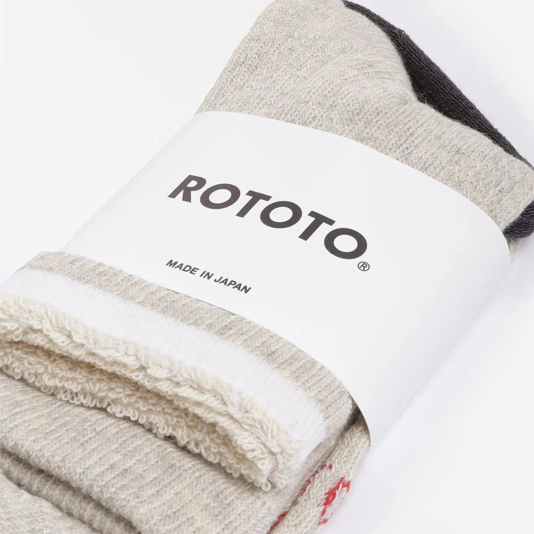 Rototo Double Face Mini Crew Socks