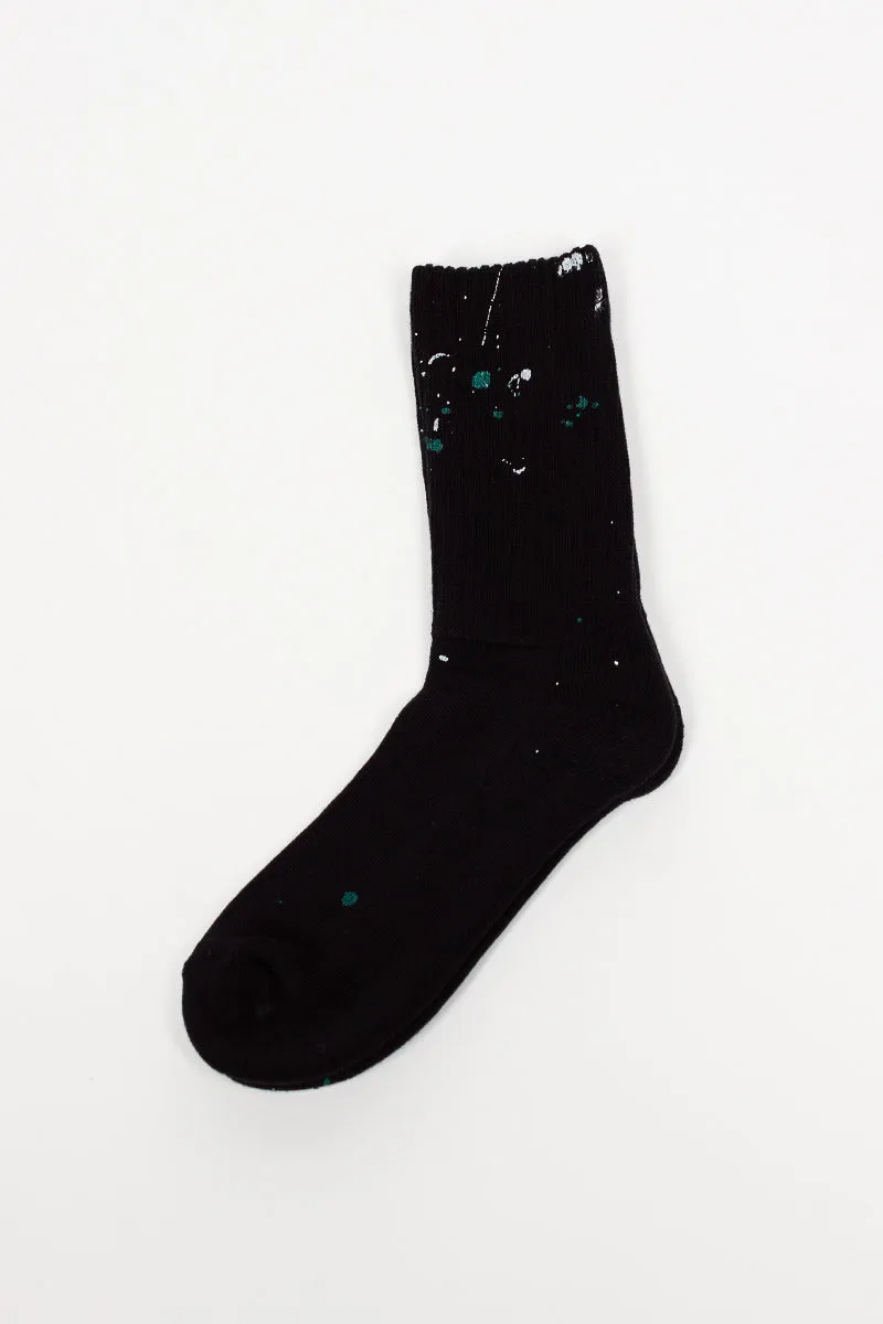 RS-214 Paint Socks Black