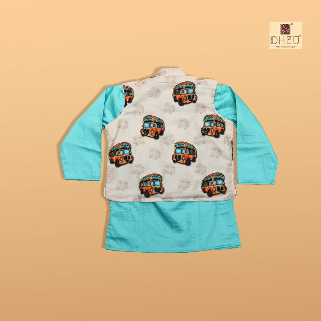 School Bus - Kids Kurta