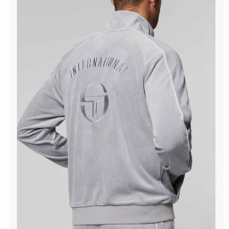 Sergio Tacchini Sovana Velour Tracksuit (Sleet)