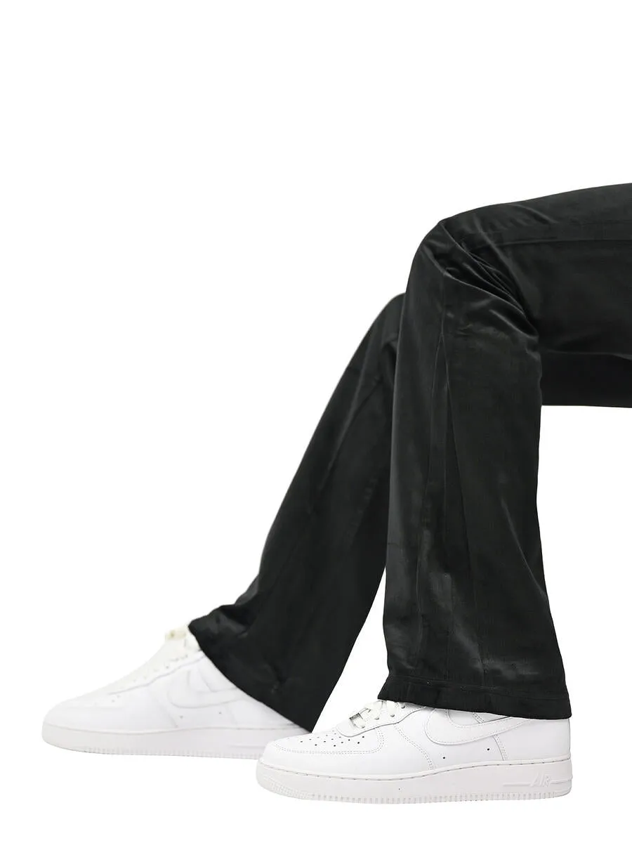 Si Tu Veux VEUX VELVET FLARE JOGGER (BLACK)