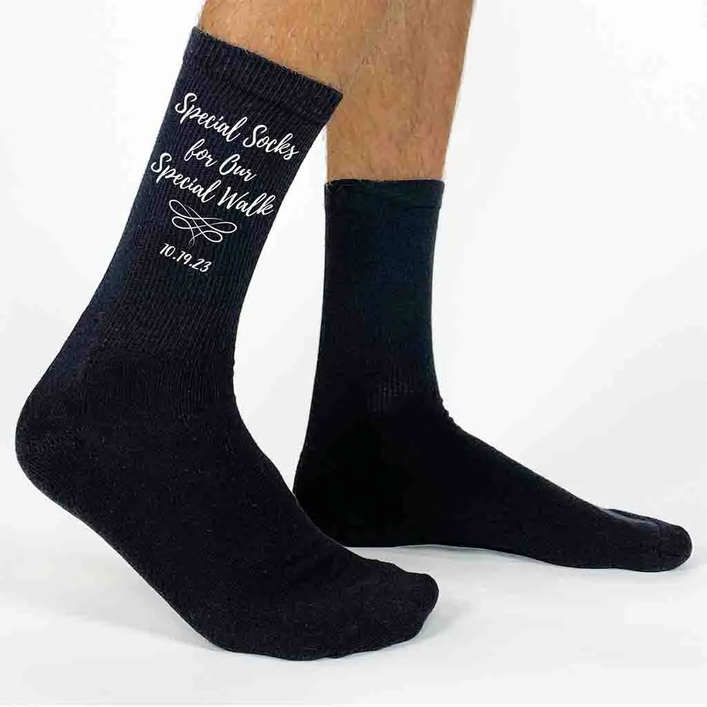 Special Socks for a Special Walk, Father of the Bride Socks