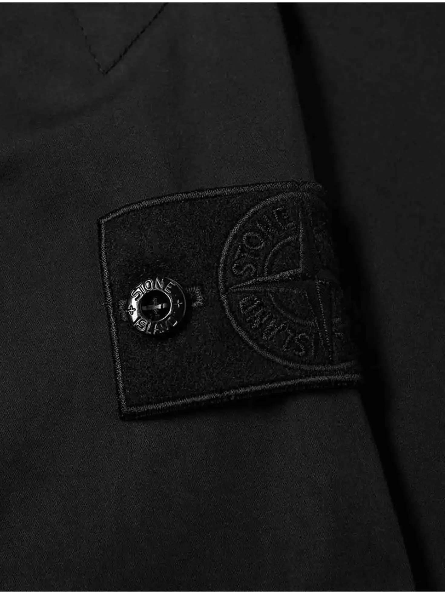 Stone Island Ghost Track Cargo Pants Black