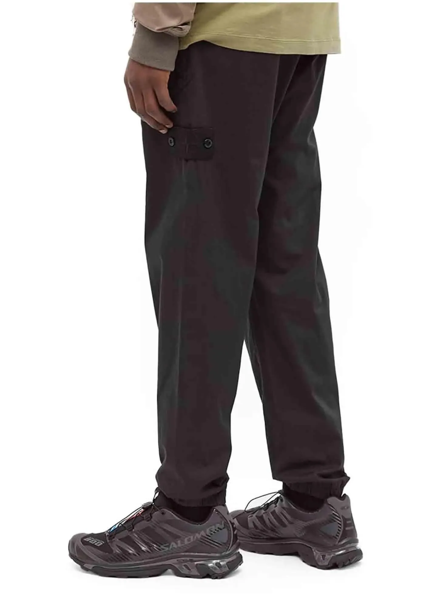 Stone Island Ghost Track Cargo Pants Black