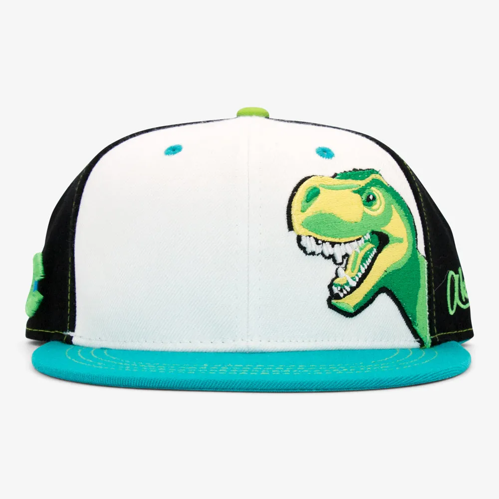 T-Rex Dinosaur Flatbill Snapback Hat