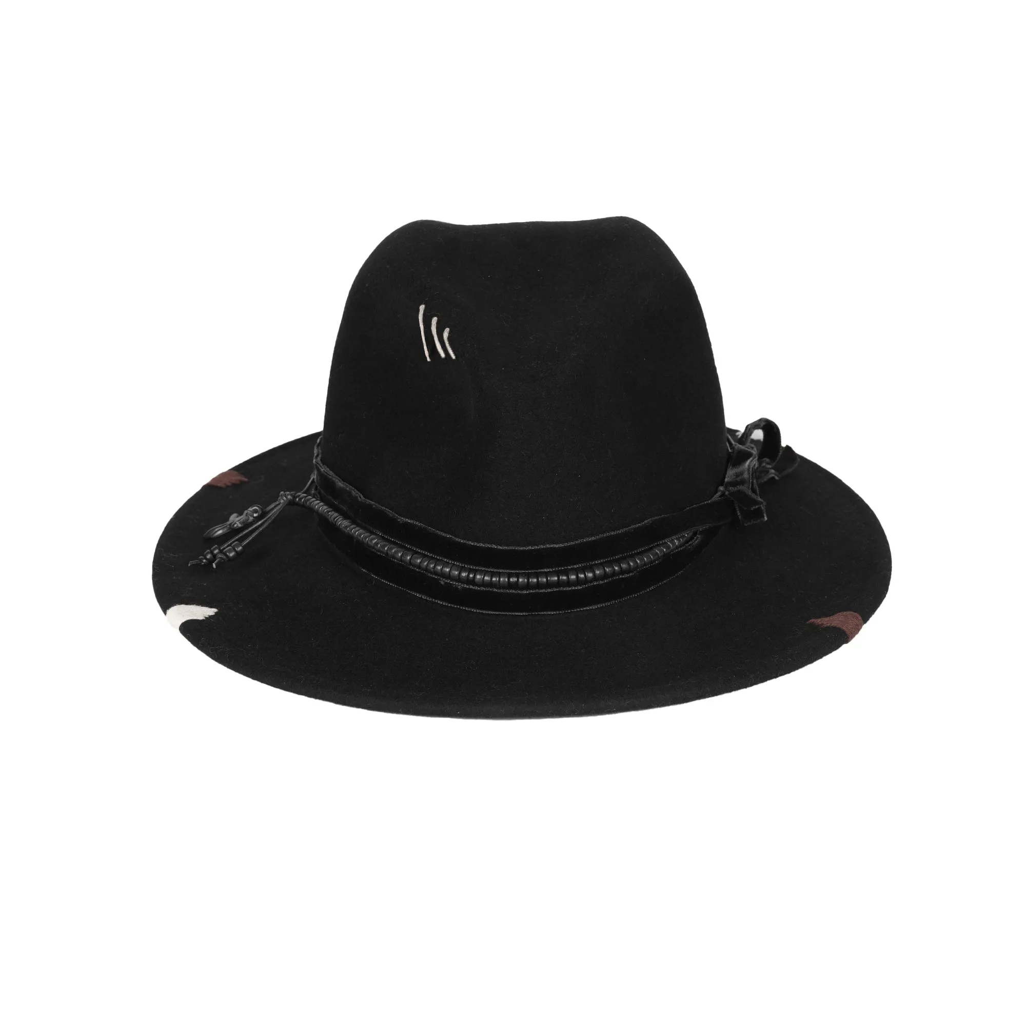 Velvet Hat Wool Black