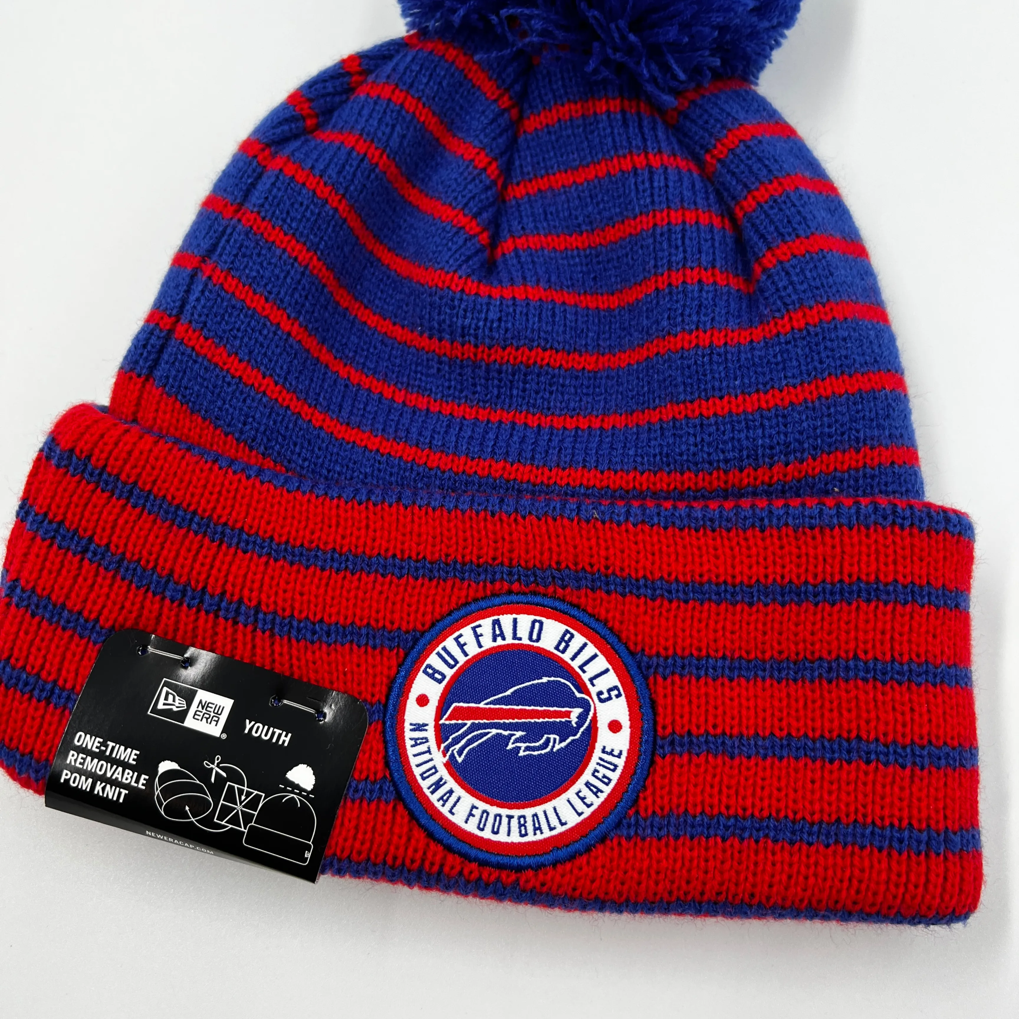 Youth Buffalo Bills Royal & Blue Knit Winter Hat